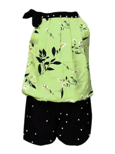 BAESD Girls Printed Top with Shorts