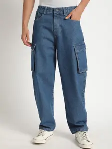 Bene Kleed Men Mid Rise Baggy Fit Cargo Jeans