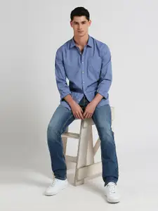 Pepe Jeans Shirt Collar Long Sleeves Pure Cotton Casual Shirt