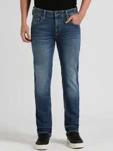 Pepe Jeans Men Slim Fit Clean Look Heavy Fade Stretchable Jeans