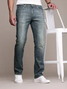 Nautica Men Straight Fit Heavy Fade Stretchable Jeans