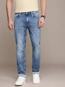 Nautica Men Straight Fit Heavy Fade Stretchable Jeans