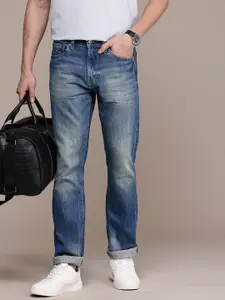 Nautica Men Pure Cotton Straight Fit Heavy Fade Jeans