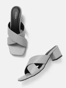 Van Heusen Open Toe Block Heel
