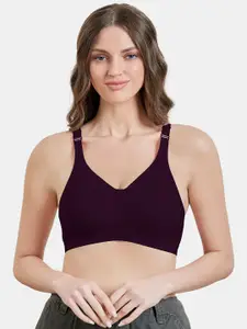 MAROON T-shirt Bra Full Coverage Non Padded Non-Wired All Day Comfort