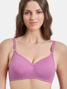 MAROON Full Coverage Heavily Padded T-shirt Bra With All Day Comfort