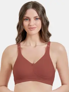 MAROON  T-shirt Bra Full Coverage Non Padded Non-Wired All Day Comfort