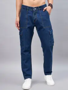 STUDIO NEXX Men Relaxed Fit Cargo Styles Clean Look Jeans