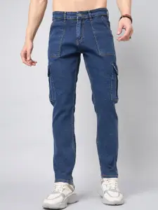 STUDIO NEXX Men Relaxed Fit Cargo Styles Clean Look Stretchable Jeans