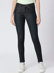 Being Human Women Skinny Fit High-Rise Light Fade Jeans