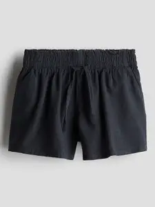H&M Girls Linen-Blend Shorts