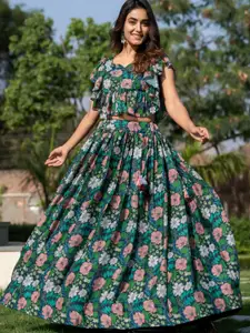 HOUSE OF JAMOTI Printed Ready to Wear Lehenga Choli
