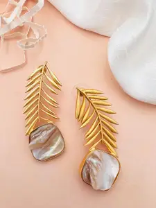 ABDESIGNS Gold-Plated Classic Stud Earrings