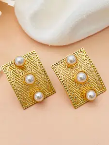 ABDESIGNS Gold-Plated Classic Drop Earrings