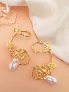 ABDESIGNS Gold-Plated Classic Drop Earrings