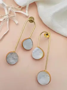 ABDESIGNS Gold-Plated Classic Drop Earrings