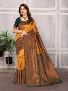 vj fashion Woven Design Zari Banarasi Saree