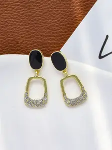Krelin Gold-Plated Stainless Steel Geometric Drop Earrings
