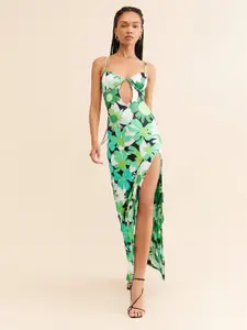 TANDUL Floral Printed Maxi Dress
