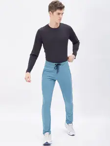 Sweet Dreams Men Blue Mid Rise Trackpants