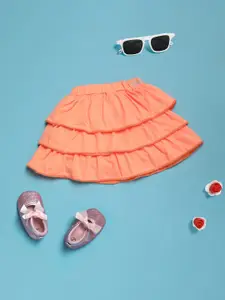 V-Mart Girls Flared Knee Length Skirt