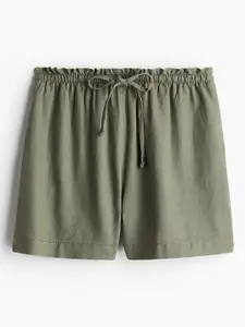 H&M Women Linen-Blend Shorts