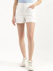 United Colors of Benetton Women Mid-Rise Pure Cotton Shorts