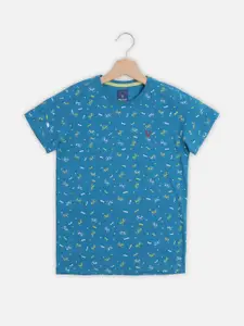 Allen Solly Junior Boys Conversational Printed Round Neck Tshirt