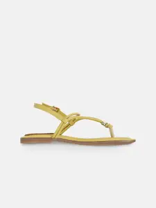 Kenneth Cole Open Toe T-Strap Flats