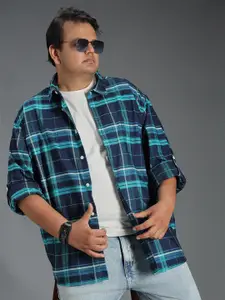 Freeform by High Star Classic Tartan Checked Cotton Casual Shirt