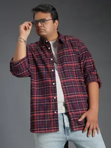 Freeform by High Star Classic Tartan Checked Cotton Casual Shirt