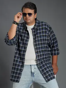 Freeform by High Star Classic Checked Cotton Casual Shirt