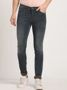 Turtle Men Narrow Tapered Fit Light Fade Stretchable Jeans