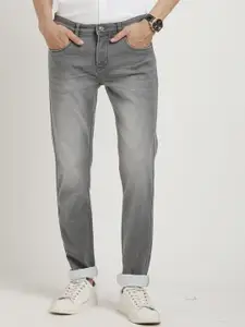 Turtle Men Narrow Tapered Fit Heavy Fade Stretchable Jeans
