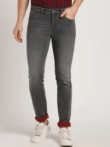 Turtle Men Narrow Tapered Fit Heavy Fade Stretchable Jeans
