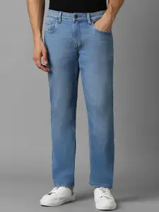 Louis Philippe Jeans Men Slim Fit Low-Rise Light Fade Clean Look Pure Cotton Jeans