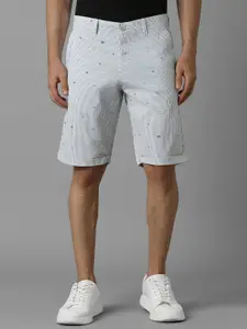 Louis Philippe Sport Men Conversational Printed Slim Fit Chino Shorts