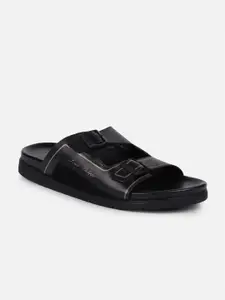 Louis Philippe Men PU Comfort Sandals