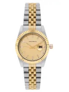 French Connection Women Embellished Bracelet Style Straps Analogue Watch FCS09TM