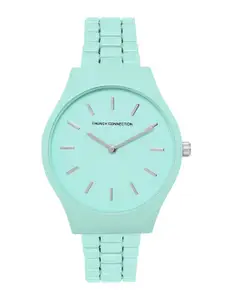 French Connection Women Stainless Steel Bracelet Style Straps Analogue Watch FCS05G