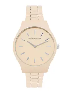 French Connection Women Dial & Bracelet Style Straps Round Analogue Watch FCS05B