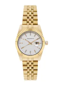 French Connection Women Stainless Steel Bracelet Style Straps Analogue Watch FCS09GM