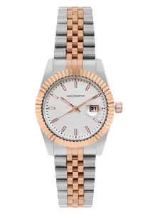 French Connection Women Stainless Steel Bracelet Style Straps Analogue Watch FCS09RTM