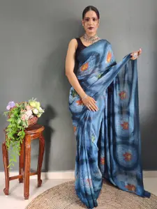LeeliPeeri Designer Floral Ready to Wear Saree