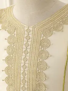 StyleCast x Revolte Embellished Applique Maxi Dress