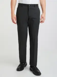 Park Avenue Men Textured Formal Trousers