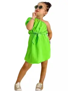 StyleCast x Revolte One Shoulder A-Line Dress