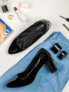 RASHKI Pointed Toe Convertible Heeled Pumps