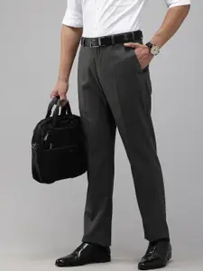 Park Avenue Men Striped Formal Trousers