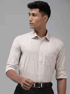 Park Avenue Slim Fit Opaque Striped Formal Shirt